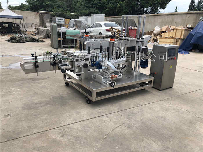 July 3，2018， Automatic dual-side labeling machine with low workbench